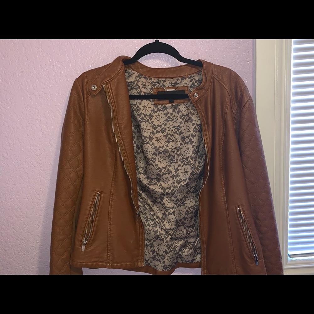 Leather jacket